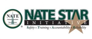 Logo NATE STAR (sécurité, formation, responsabilité et fiabilité)