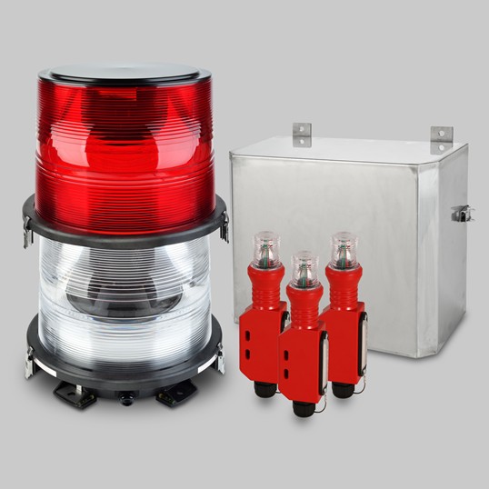 FTB 324 Dual Medium Intensity L-864/L-865 Xenon Obstruction and Tower Lighting System