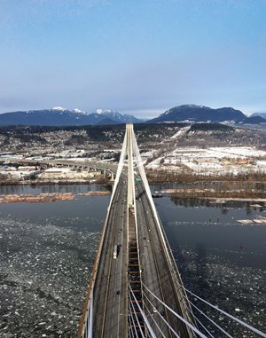 Vancouver Port Mann Bridge FTB 225 estroboscopio de alta intensidad