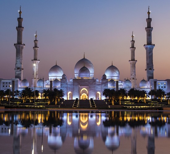 Sheikh Zayed Grand Mosque in Abu Dhabi