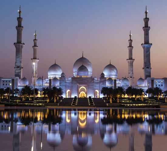 sheikh zayed grand mosque abu dhabi uae obstruction obstruction lighting requirements