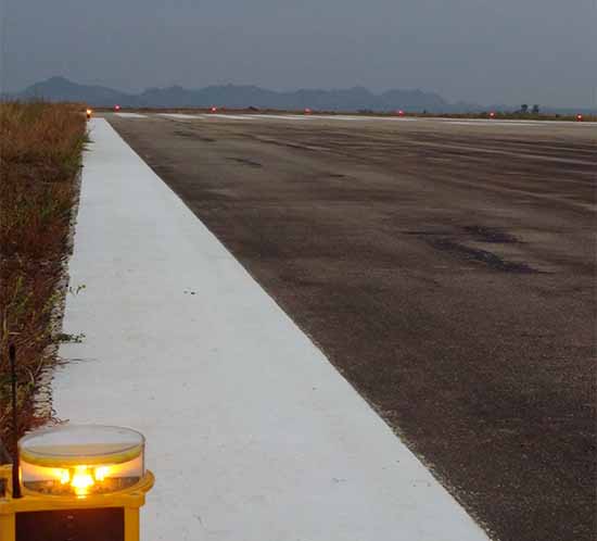 Yakubu Gowan Jos airport lights