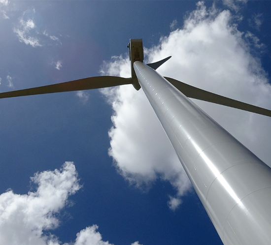 Iluminación del aerogenerador Penonomé Wind Farm