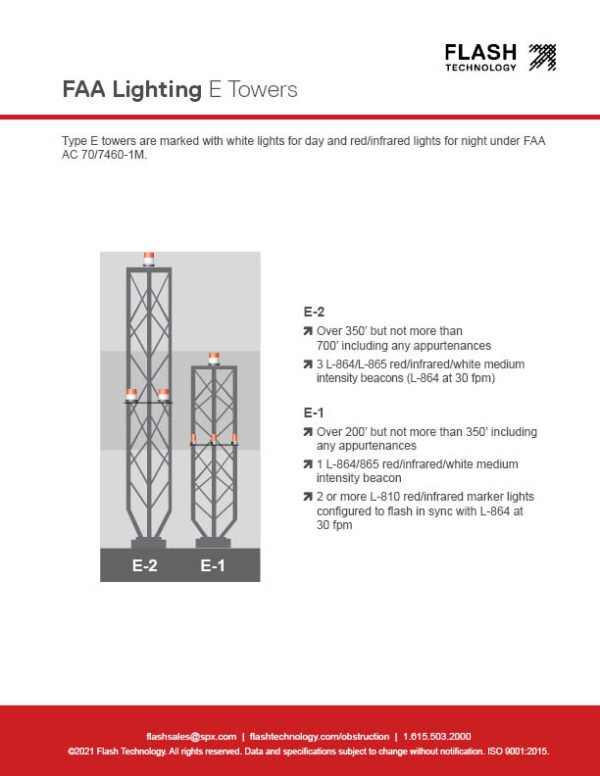 Aircraft & FAA Obstruction Tower Lighting Requirements Flash Tech