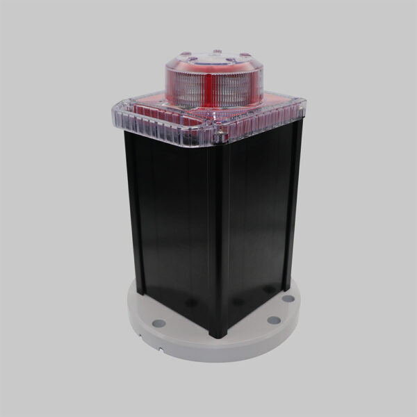 OL800 Red LED Solar Obstruction Light | MET Tower & Crane Lights