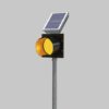 A road hold position light with yelllow indicator is a warning beacon