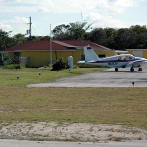 A600 series solar airfield lights at Congo Town airport