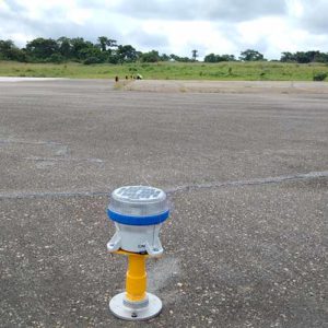 A650 las luces del campo de aviación reemplazan las luces tradicionales en el aeropuerto internacional de Port Harcourt en Nigeria