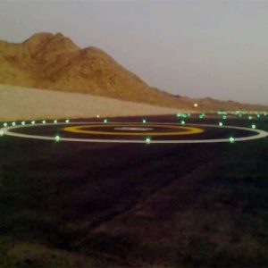 Jordan military helipad lgihts