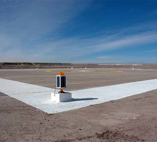 solar heliport lighting