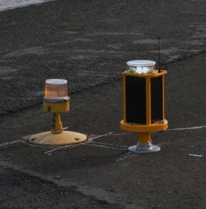 lumières d'aéroport de secours