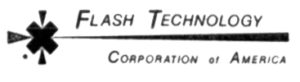 Flash Technology شعار شركة أمريكا عام 1970