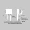 Dimensions et détails de montage de la balise FH 812(L)