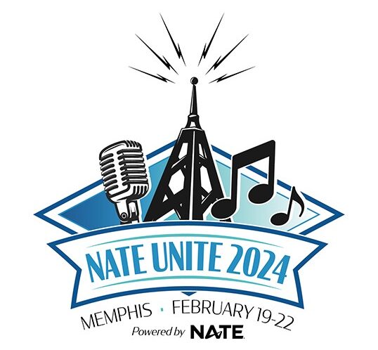 Logo for NATE UNITE 2024, held in Memphis, TN from February 19 to 22, served as a pivotal gathering for the communications infrastructure industry.